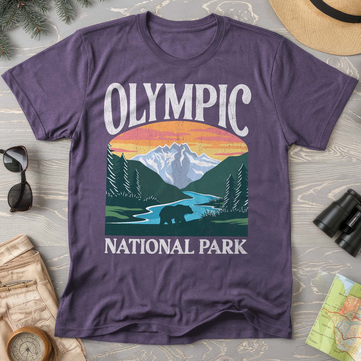 Olympic National Park "Big and Bold" Comfort Colors T-Shirt
