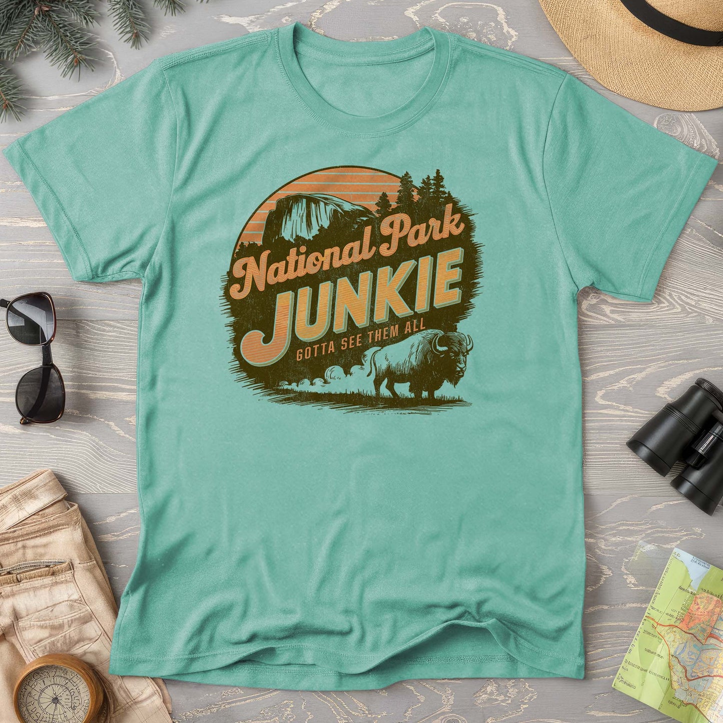 National Park "Junkie" Comfort Colors T-Shirt