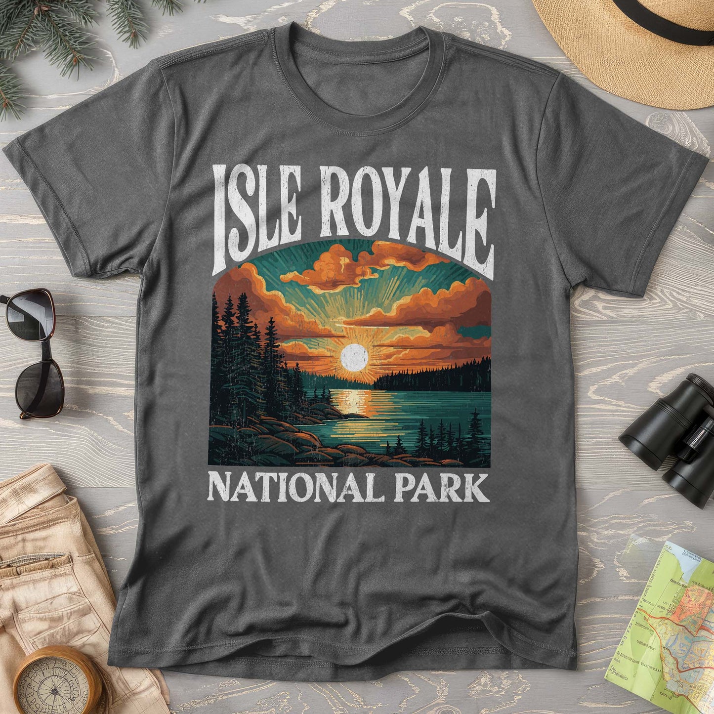 Isle Royale National Park "Big and Bold" Comfort Colors T-Shirt