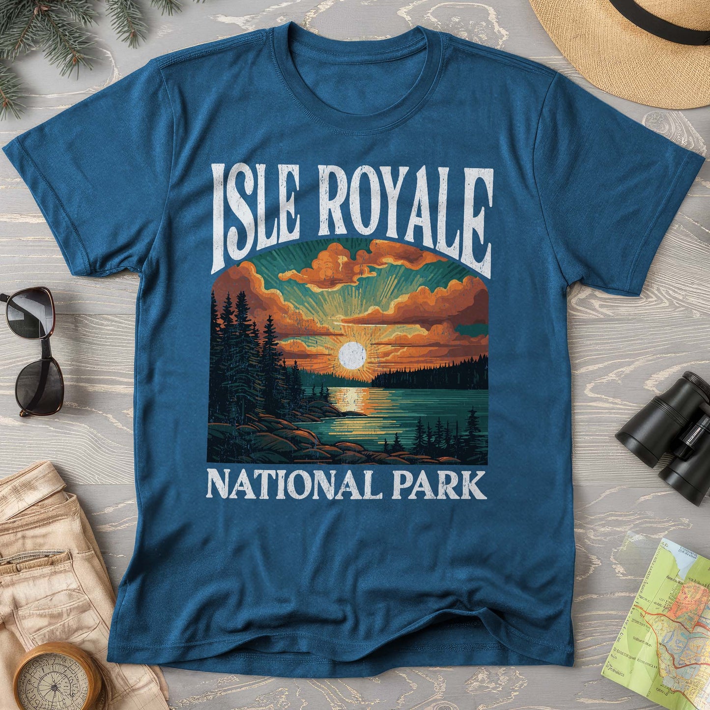 Isle Royale National Park "Big and Bold" Comfort Colors T-Shirt
