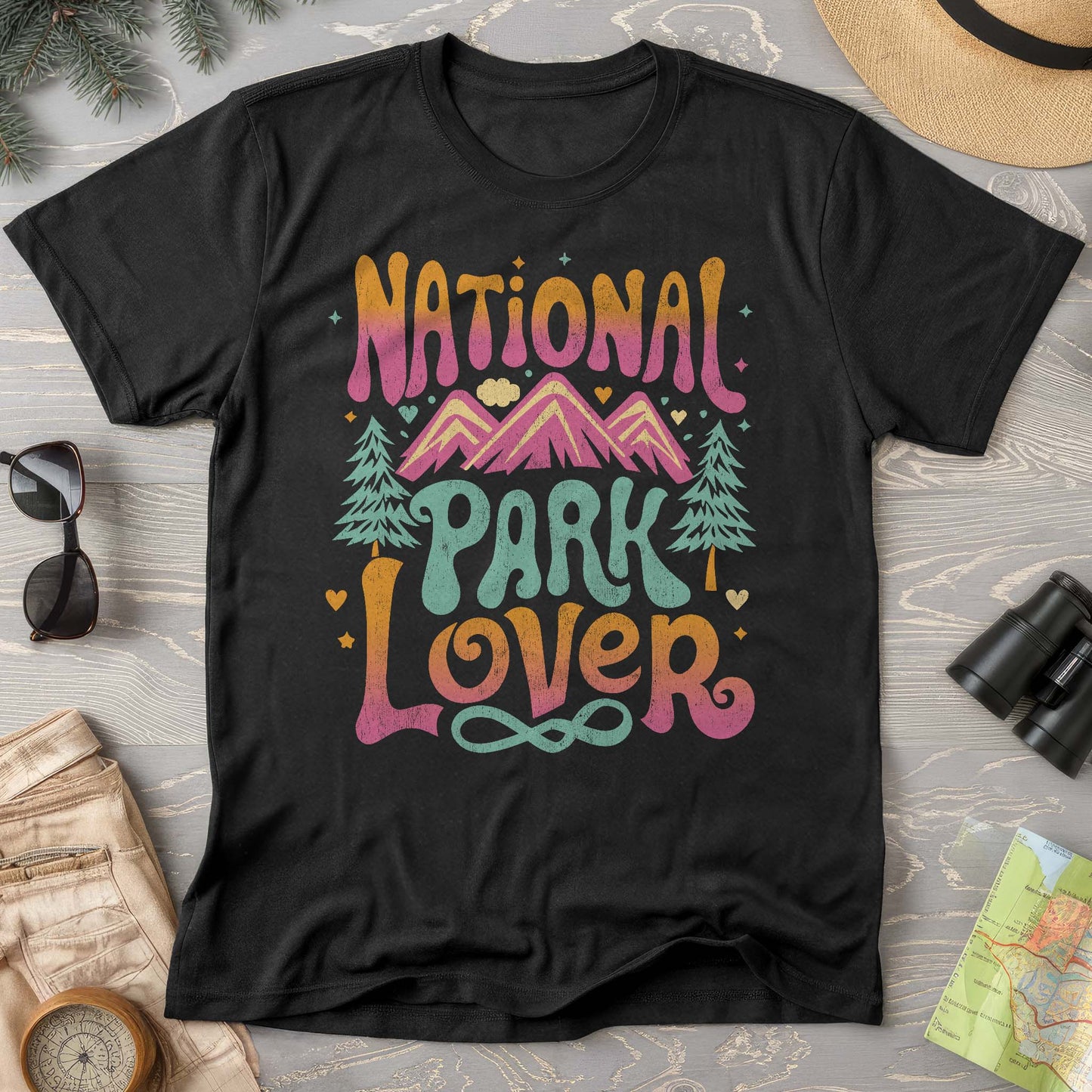 National Park Lover "Groovy Color" Comfort Colors T-Shirt
