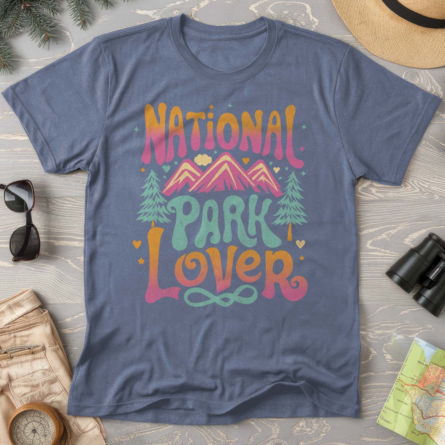National Park Lover "Groovy Color" Comfort Colors T-Shirt
