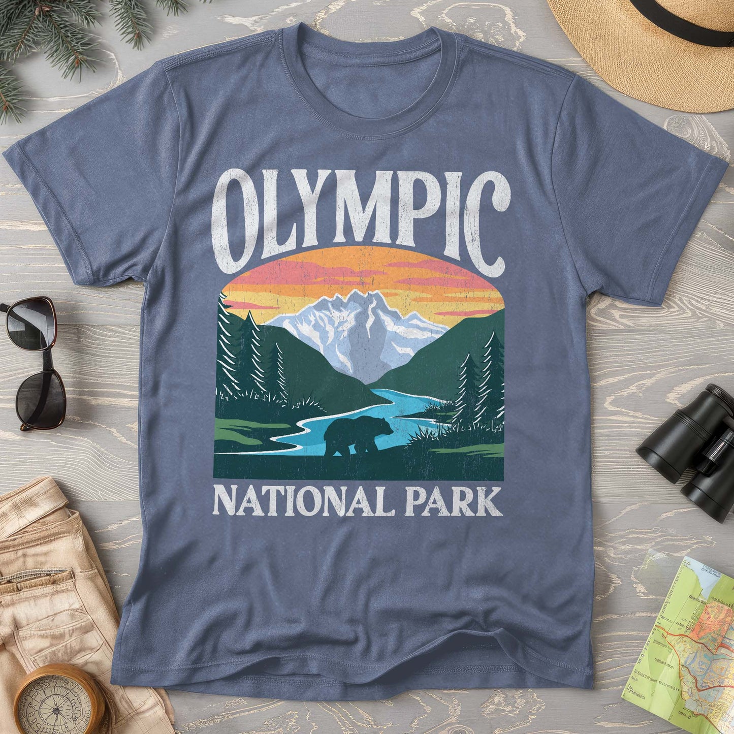 Olympic National Park "Big and Bold" Comfort Colors T-Shirt