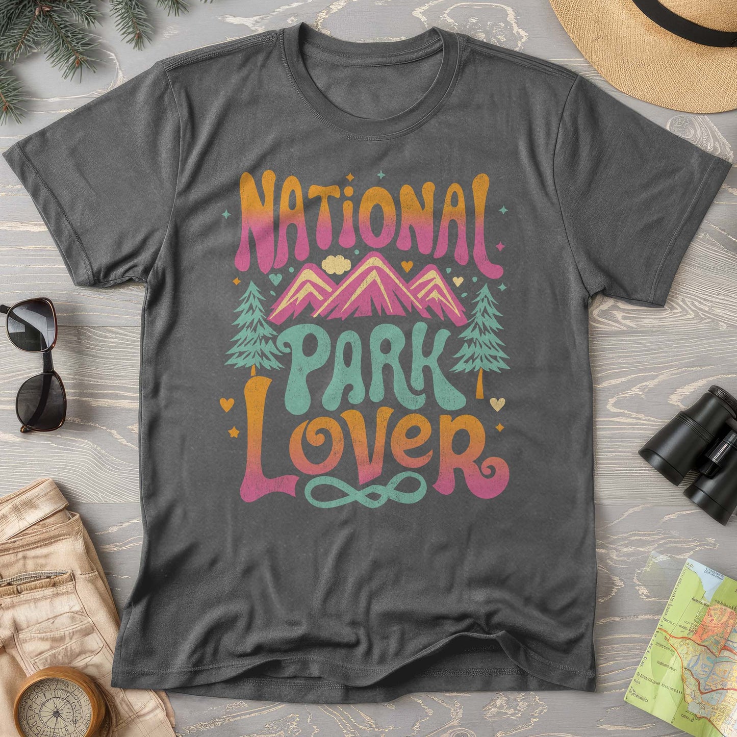 National Park Lover "Groovy Color" Comfort Colors T-Shirt